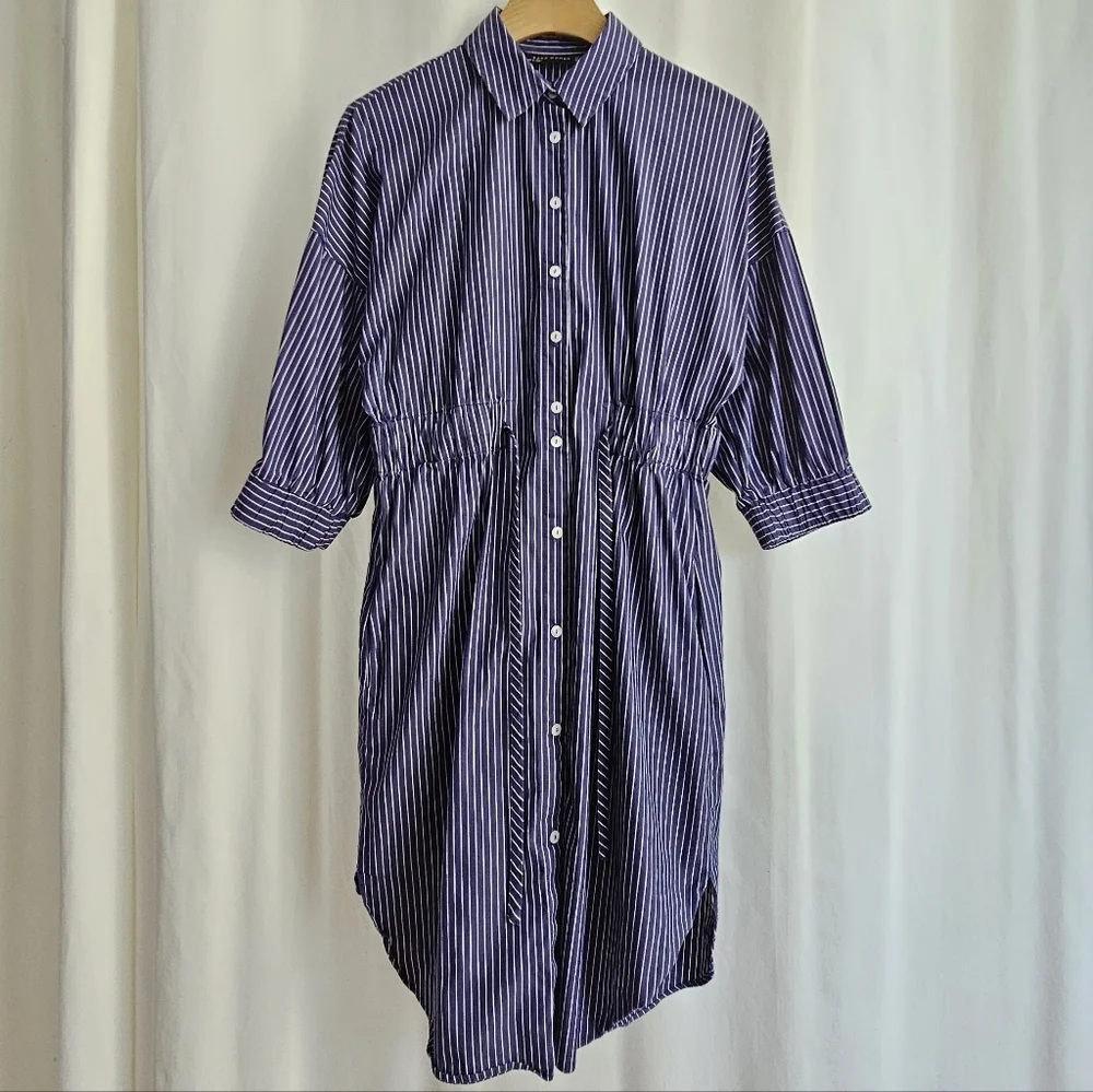🇪🇦 Zara - Striped Shirt Dress - Picture 3 of 12